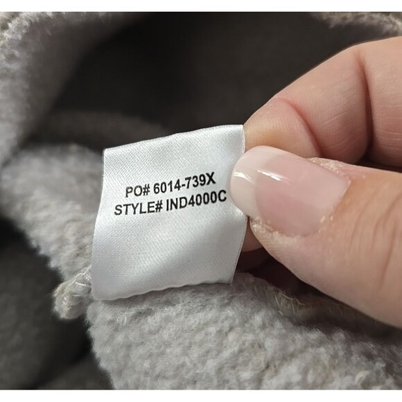 Beige Said The Sky Marble Hoodie Sweatshirt Med Band Sweater Cozy Unisex Raw Hem - Picture 7 of 8